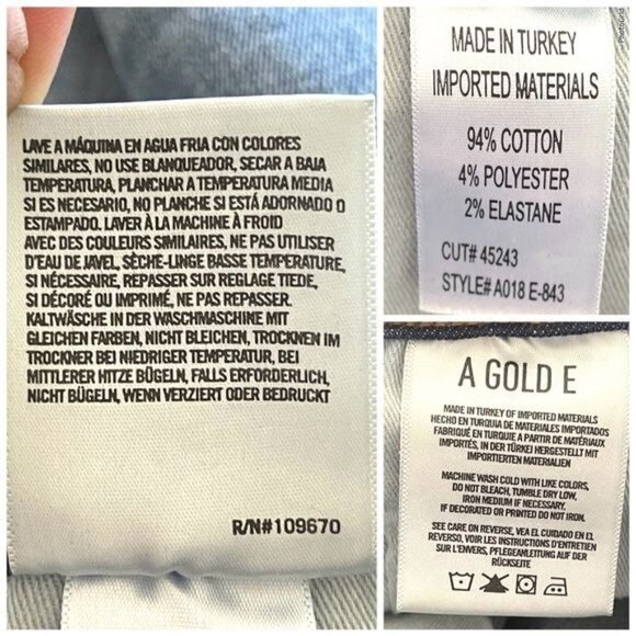 Agolde Sophie Distressed High Rise Skinny Crop jeans A018 E-843 size 26 - Picture 6 of 8